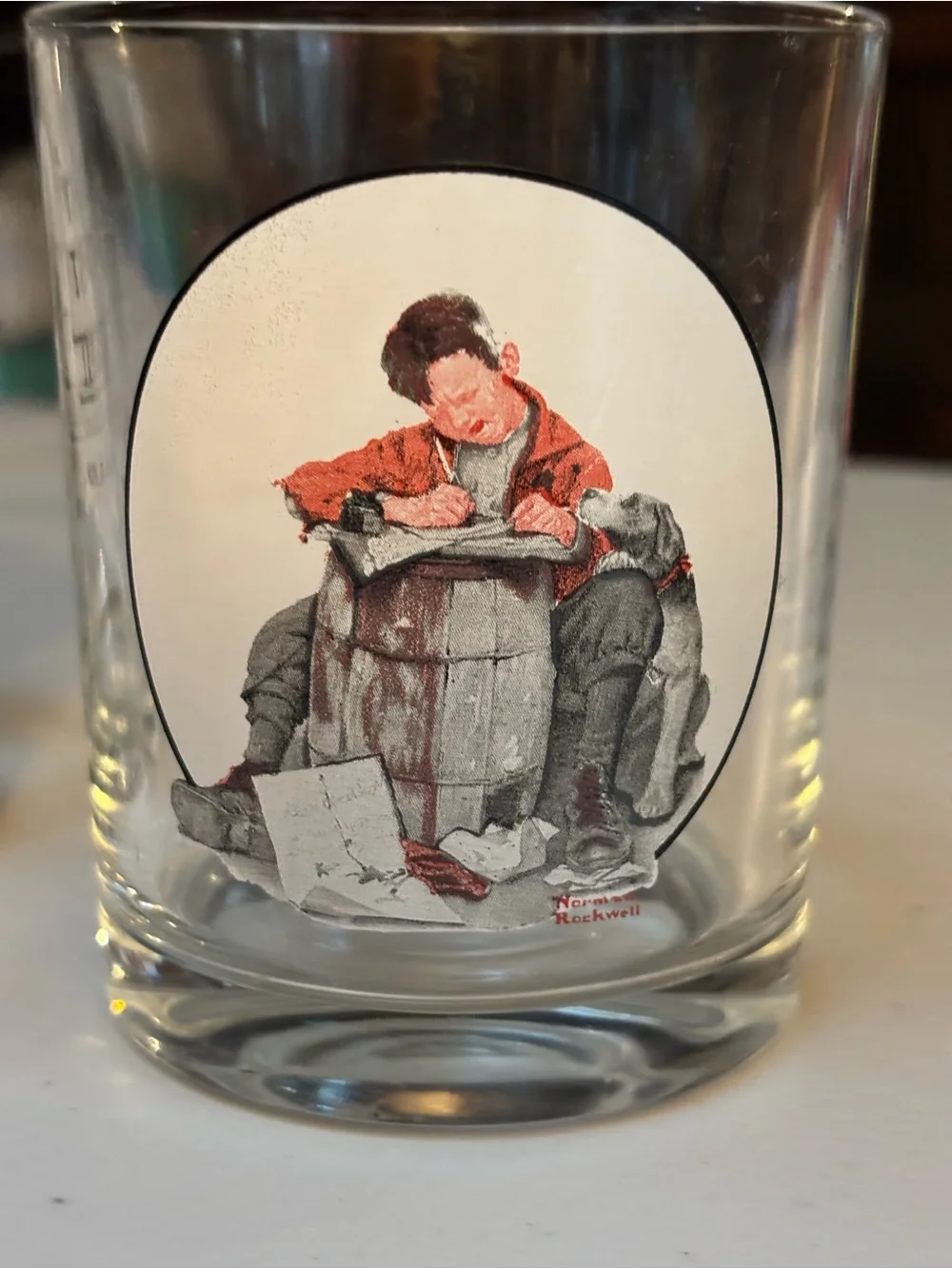 Norman Rockwell vintage curtis